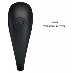 Inel Penis Cu Vibrații Pretty Love Trap Negru Thumb 7