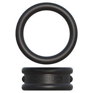 Inel Penis Max Width Silicone Negru Thumb 1