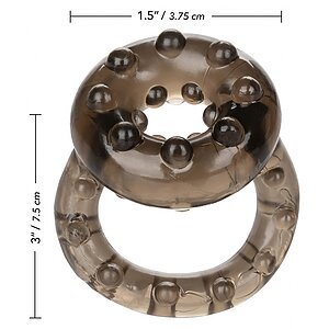 Inel Penis Orgasmic Extaz Negru Thumb 3