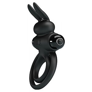 Inel Penis Pretty Love Vibrant 3 Negru Thumb 6