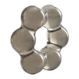 Inel Penis Stay Hard Thick Bead Negru Thumb 1