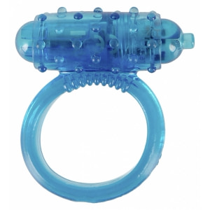 Inel Penis Vibrating Ring Albastru Thumb 3