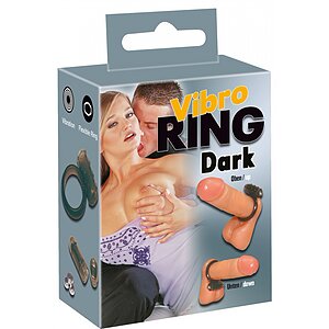 Inel Penis Vibro Ring Dark Negru Thumb 4
