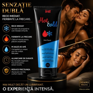 Intt Hot Cold Lubrifiant 100 ml cu Efect Dual Mentă Thumb 1