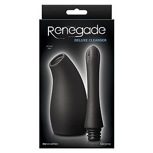 Irigator Anal Renegade Deluxe Cleanser Negru Thumb 2