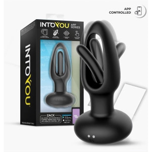 Dop Anal Cu Limbă Oscilantă Aplicație Smartphone Negru Thumb 6