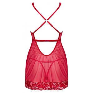 Babydoll Obsessive Lacelove Roșu XS-S Thumb 3