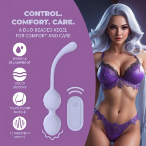 Loveline Kegel Vibrant — 10 Funcții, Reîncărcabil, Discret Mov Thumb 4
