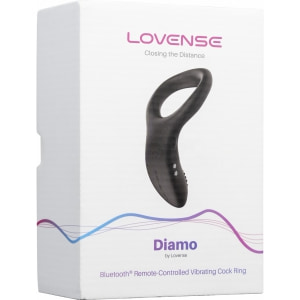Lovense Diamo Vibrating Ring Negru Thumb 8