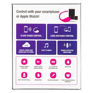 Vibrator Inteligent Purtabil Lovense Lush Cu Aplicație Pentru Videochat Roz Thumb 5