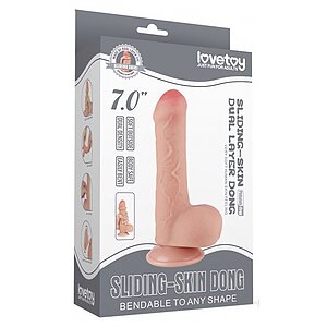 LoveToy Sliding Skin 18.3cm — Realist, Ventuză Detașabilă Thumb 5
