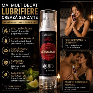 Lubrifiant Attraction Heat Mojito 50ml Thumb 3