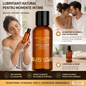Lubrifiant De Masaj YESforLOV Organic  100ml Thumb 2