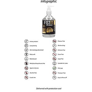 Lubrifiant pe Bază de Apă FISTIT 500ml Thumb 4