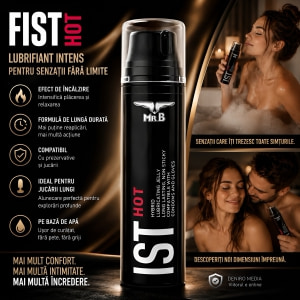 Lubrifiant pe bază de apă Mister B FIST Hot 200 ml Thumb 1