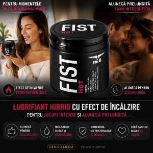 Lubrifiant Pe Bază De Apă Mister B FIST Hot 500 ml Thumb 3