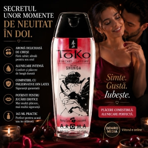 Lubrifiant Shunga Aromă Cireșe 165 ml Thumb 1