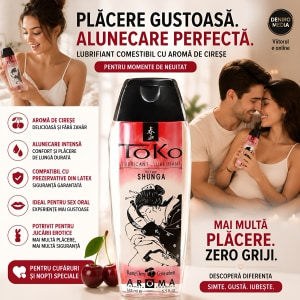 Lubrifiant Shunga Aromă Cireșe 165 ml Thumb 3