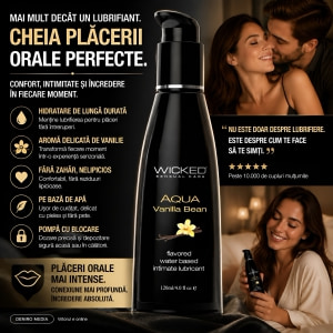 Lubrifiant Wicked Aqua Vanilla Bean 120ml Thumb 1