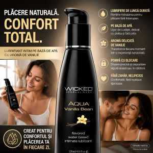 Lubrifiant Wicked Aqua Vanilla Bean 120ml Thumb 3