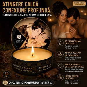 Lumânare Masaj Shunga Ciocolată 30ml Thumb 3