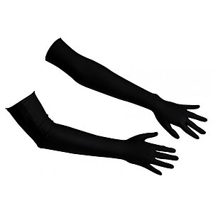 Mănuși Satin Gloves Negru Thumb 2
