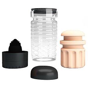 Aparat Negru Pentru Plăcere Solo Cu Vibrații Thumb 5