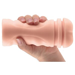 Masturbator Realist Mega Grip cu Vibrații Thumb 3