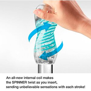 Masturbator Tenga Spinner Tetra Transparent Thumb 3