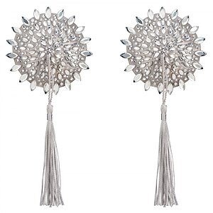 Mistiqua Nipple Covers Obsessive Argintiu Thumb 1