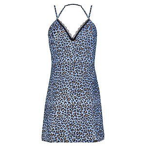 Chemise Obsessive Nadines Albastru S-M Thumb 2