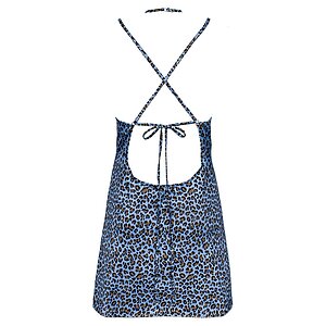 Chemise Obsessive Nadines Albastru S-M Thumb 3