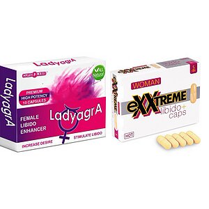 Pachet Capsule Femei eXXtreme Libido Afrodisiac 5buc + Pastile Libido Ladyagra 10buc