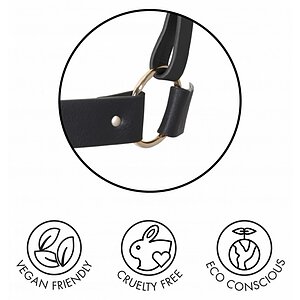 Zgardă cu Lesă Maze Tassel Choker Negru Thumb 6