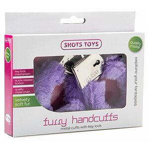 Cătușe Shots Toys Furry Handcuffs Mov Thumb 1