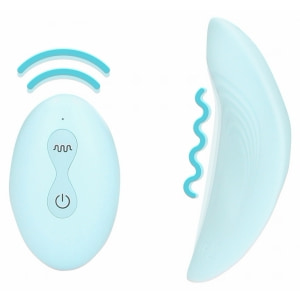Vibrator Pentru Chiloți Loveline, Arctic Blue, 10 Moduri Albastru