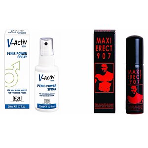 Pachet Spray V-activ Penis Power For Men + Spray Pentru Potență Maxi Erect 907