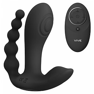 Vibrator Pulse Wave And Vibrating Dublă Acțiune Negru