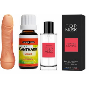 Kit Seducție Intensă – Feromoni, Picături, Ejaculator