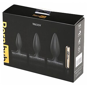 Set Dopuri Anale Cu Vibrații Negru Thumb 2