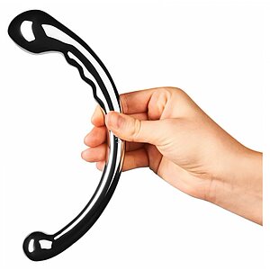 Dildo din Oțel Inoxidabil Le Wand Hoop Argintiu Thumb 5