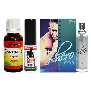 Pachet Putere și Atracție: Kit 3 produse pentru nopți epice