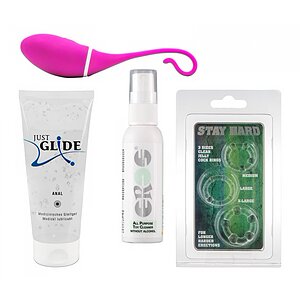 Set Plăcere Intensă: Erecție, Stimulare și Curățare Thumb 1