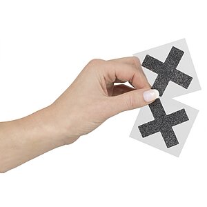 Stickere Pentru Sfârcuri Model X Negru Thumb 3