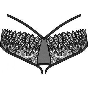 Chilot Obsessive Donarella Decupat Negru XS-S Thumb 3