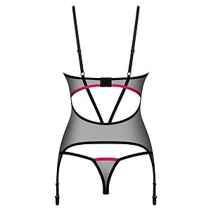 Corset Obsessive Novenes Negru XS-S Thumb 2