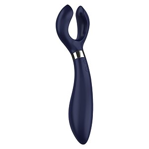 Vibrator Cuplu Partner Multifun 3 Albastru