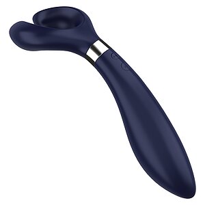 Vibrator Cuplu Partner Multifun 3 Albastru Thumb 6