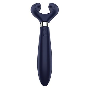 Vibrator Cuplu Partner Multifun 3 Albastru Thumb 1