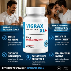 Pastile Creștere Penis Vigrax XL 60capsule Thumb 3